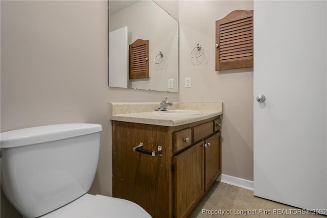 303 Whipple Tree Ln, Fayetteville, NC 28314 - half bathroom featuring toilet and vanity