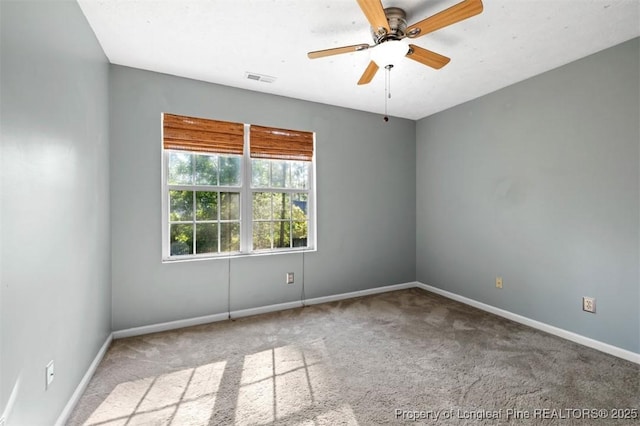 7616 Spurge Dr, Fayetteville, NC 28311 - empty room featuring carpet floors and a ceiling fan