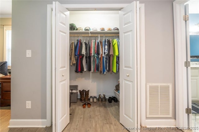 view of closet