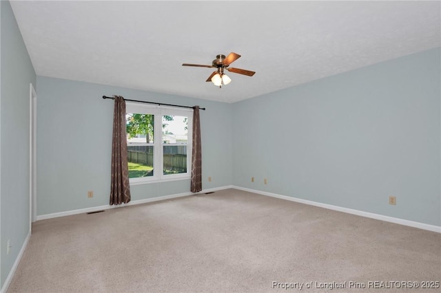 4327 Falls Dr, Hope Mills, NC 28348 - empty room with ceiling fan and carpet