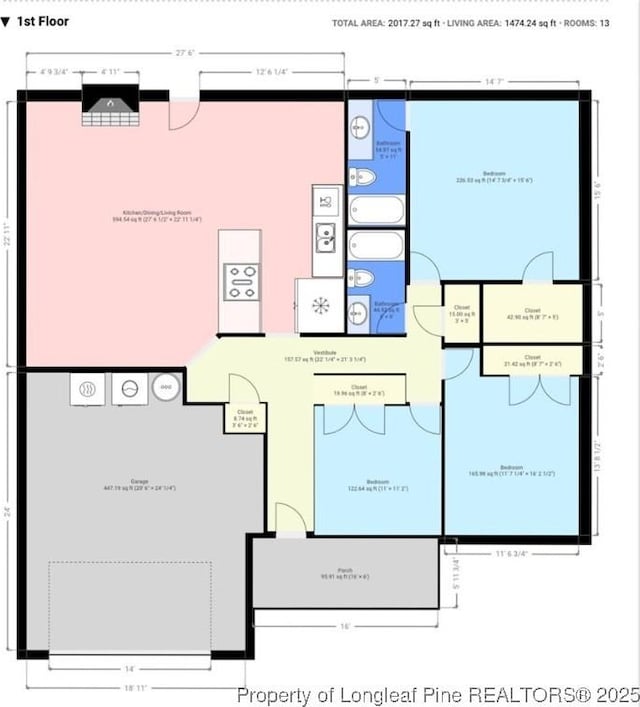 4327 Falls Dr, Hope Mills, NC 28348 - view of room layout