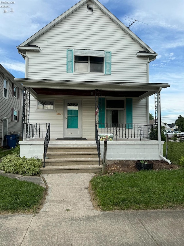 bungalow with a porch