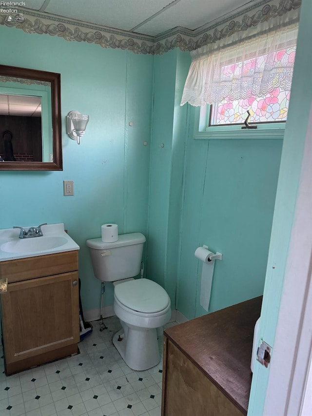 1225 White Ave, Fremont, OH 43420 - bathroom featuring vanity and toilet