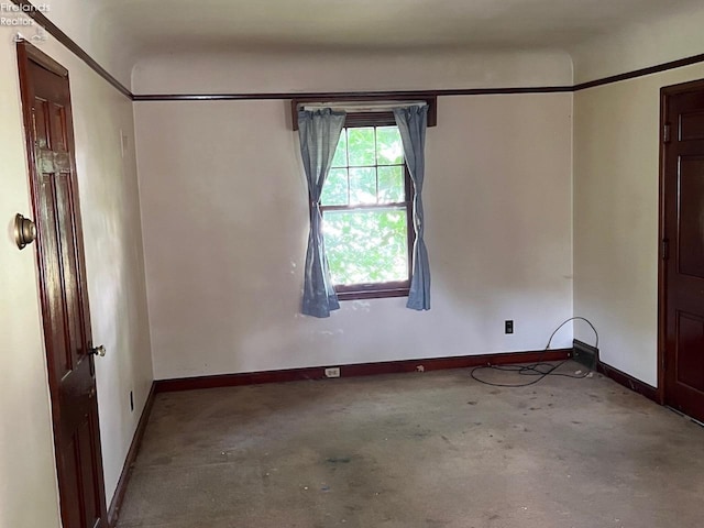 view of empty room