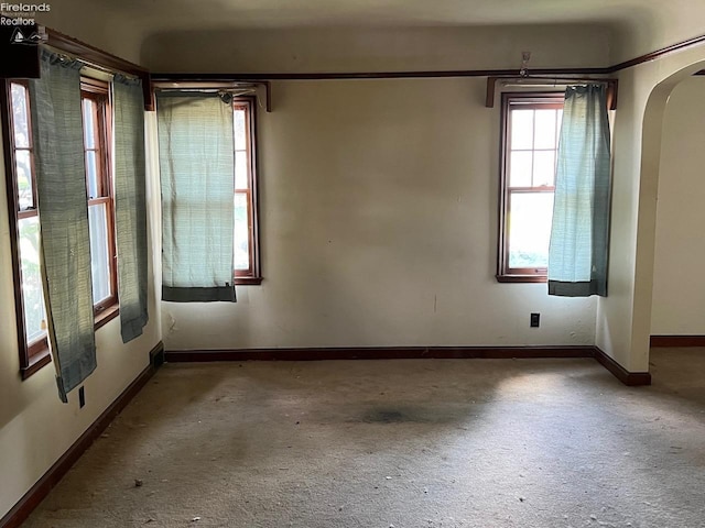 view of empty room