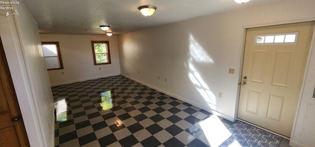 foyer entrance featuring a wealth of natural light