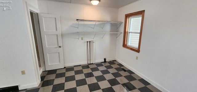 view of laundry room