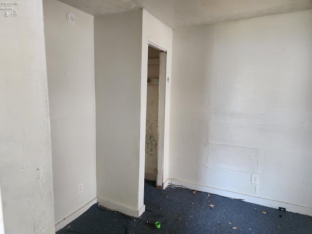 unfurnished bedroom featuring carpet floors