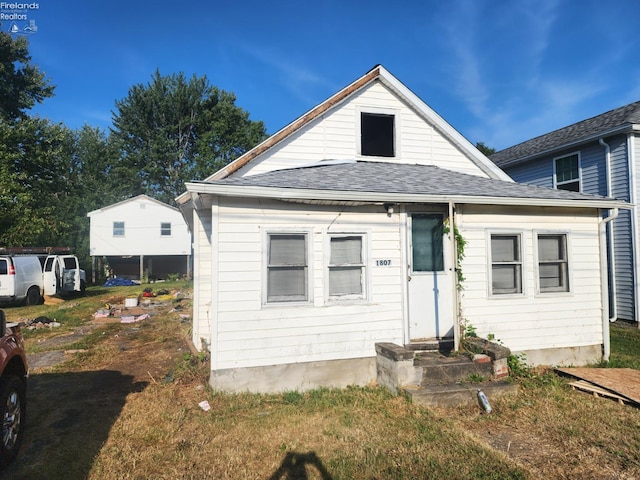 view of bungalow-style house