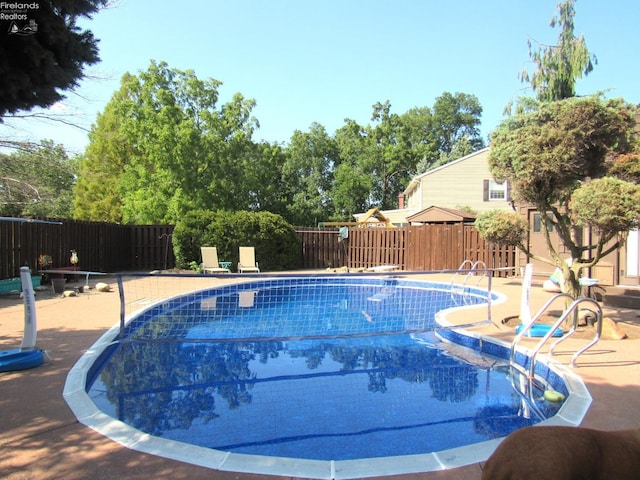 view of pool