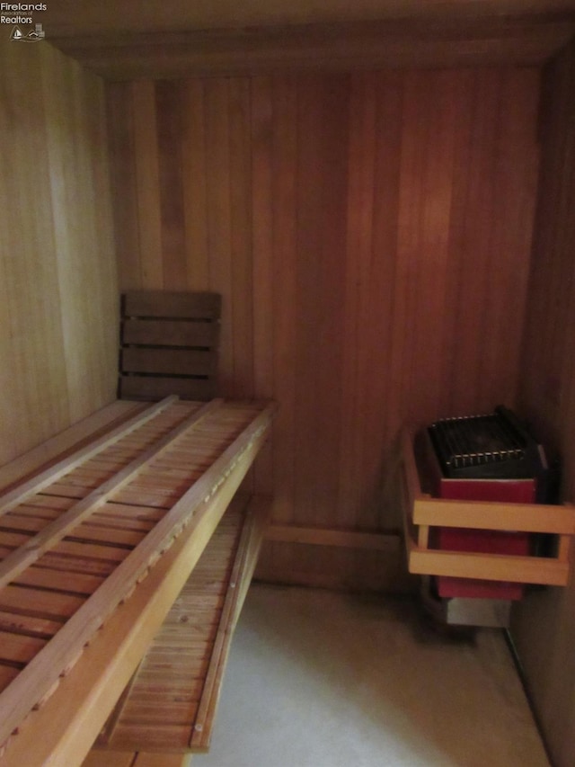 view of sauna / steam room