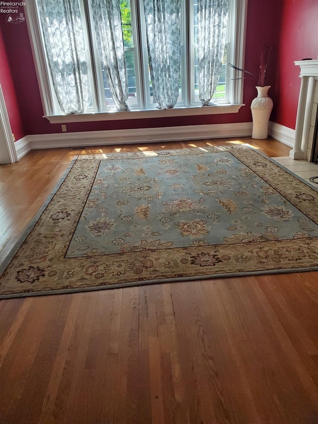 interior space featuring hardwood / wood-style floors