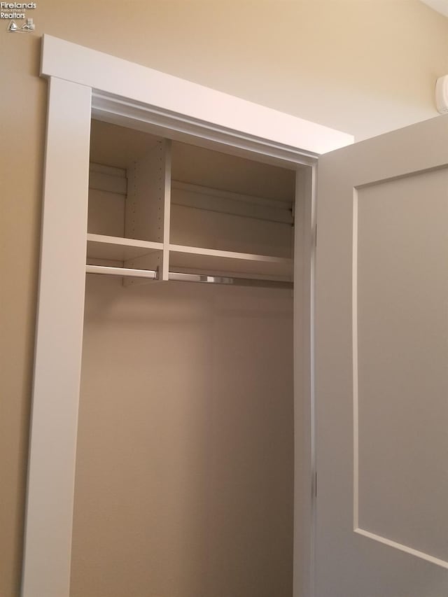 view of closet