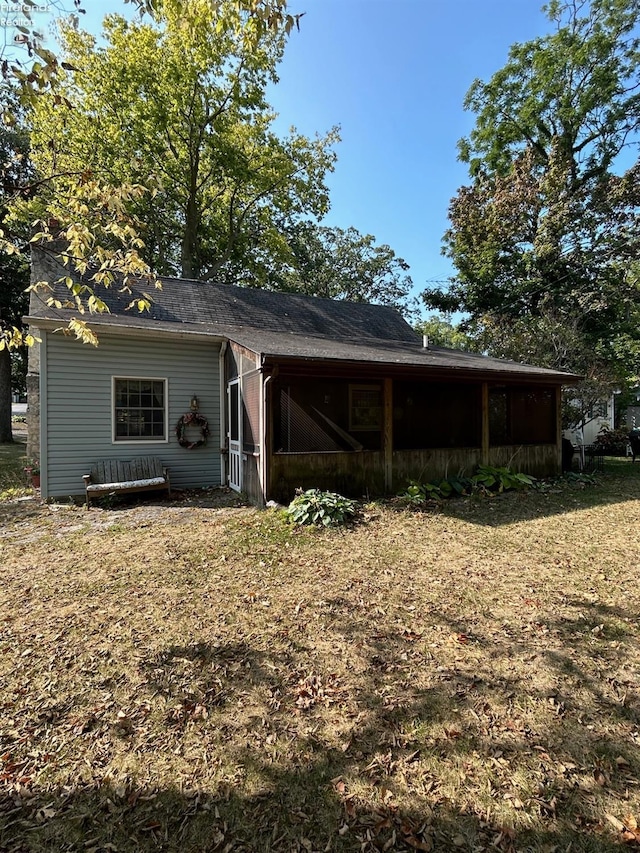 view of back of property