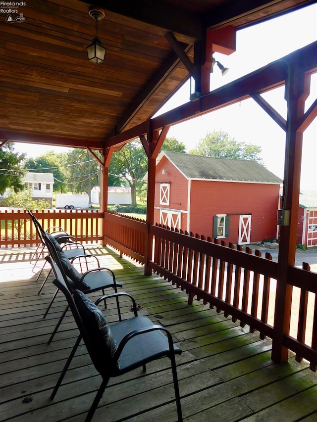 view of deck