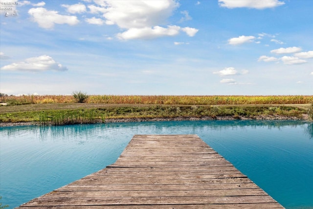 view of dock