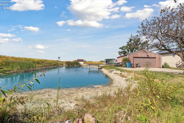 property view of water