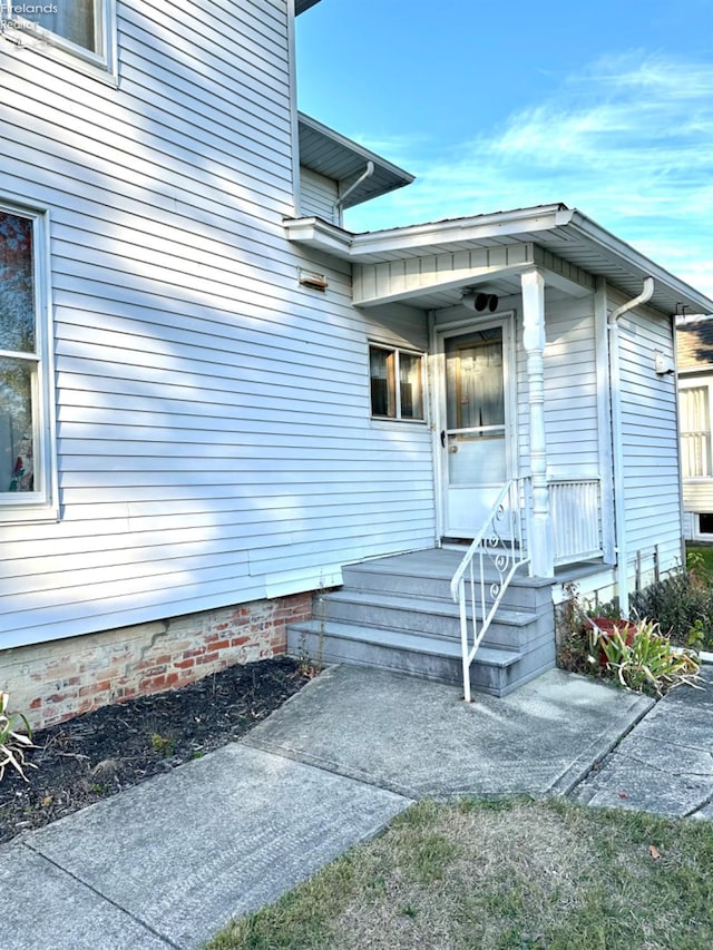 view of entrance to property