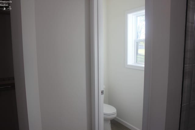 bathroom with toilet