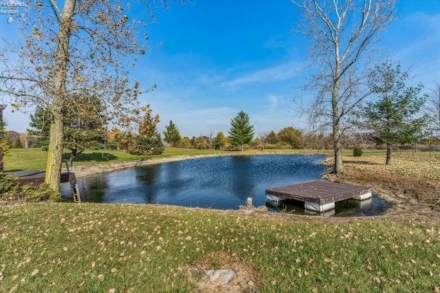 view of water feature