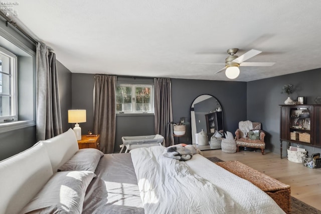 25 Edison, Milan, OH 44846 - bedroom with wood finished floors and ceiling fan