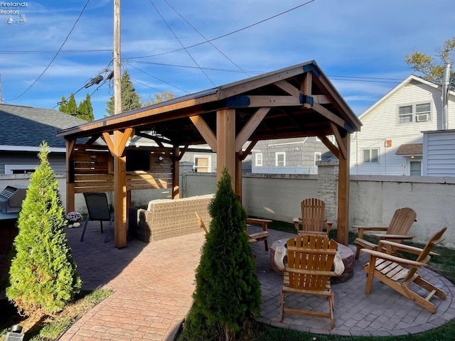 view of patio