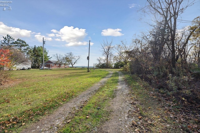 view of road