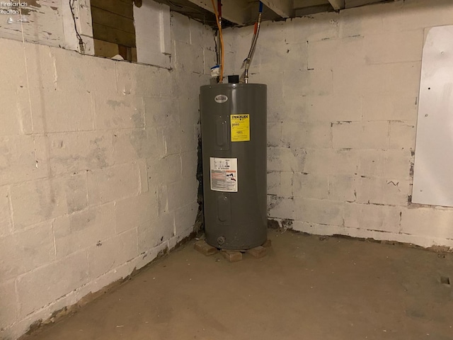utilities featuring water heater