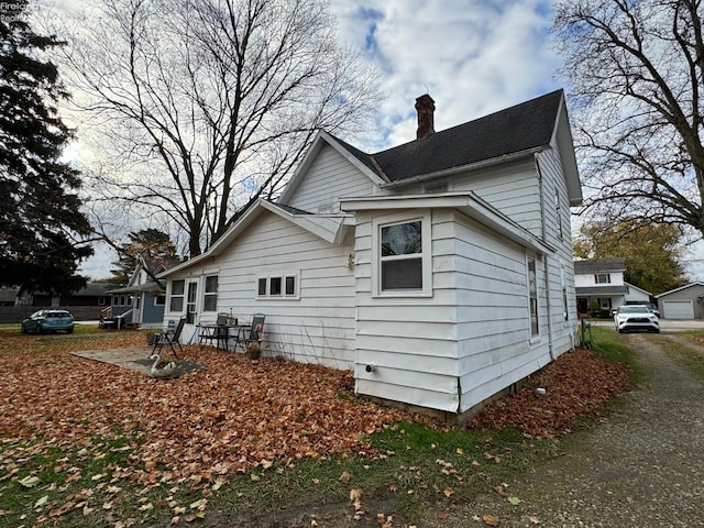 view of home's exterior