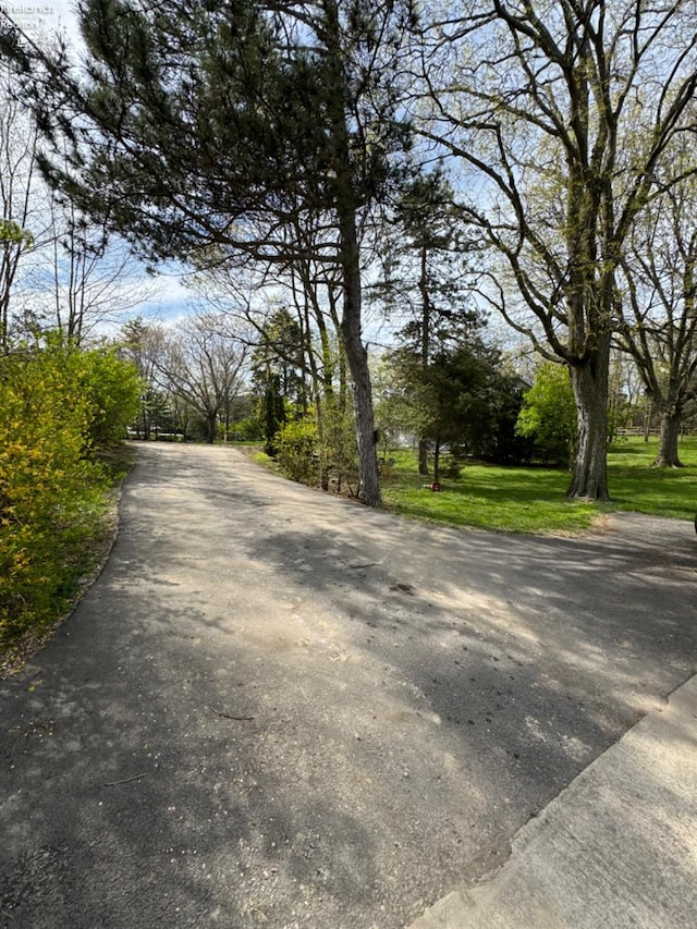 view of road