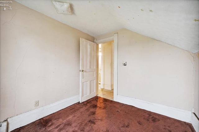 bonus room featuring carpet flooring