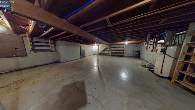 view of basement