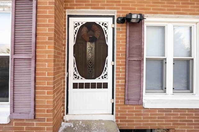 view of entrance to property