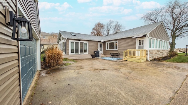 view of rear view of house