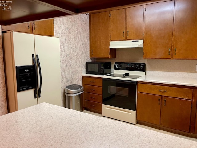 kitchen with white appliances