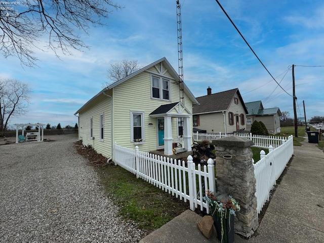 view of bungalow