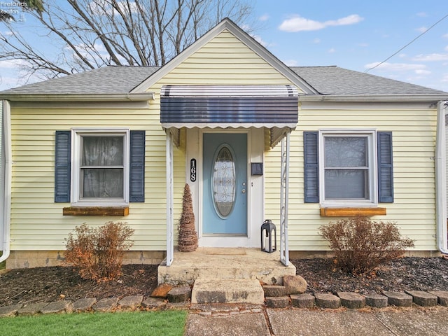 view of front of property