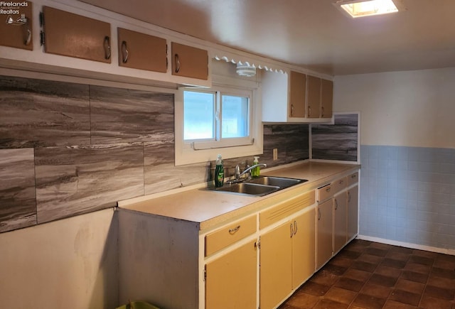 kitchen featuring sink