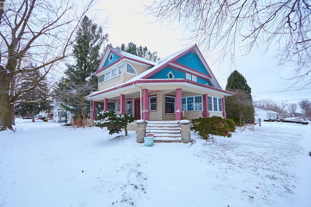 victorian-style house with covered porch