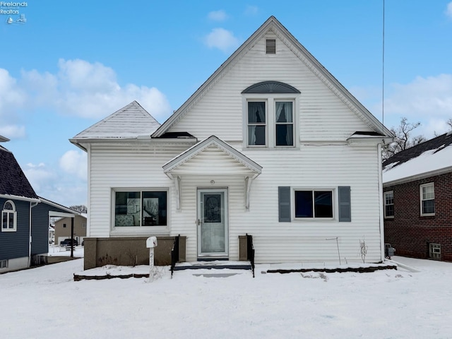 view of front of property