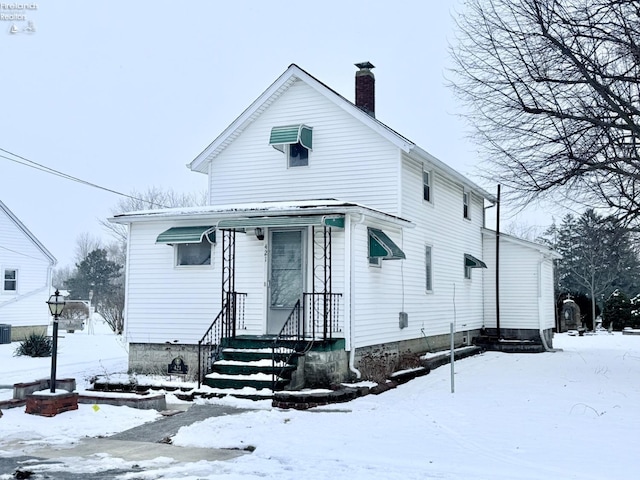 view of bungalow-style house