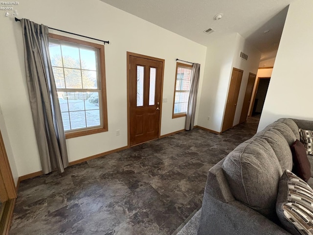 entryway with plenty of natural light