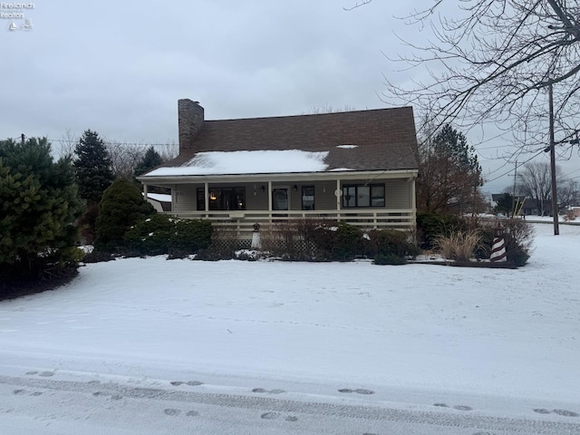 view of front of home