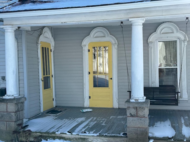 view of property entrance