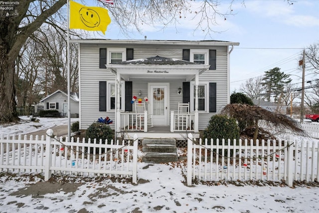 view of front of property