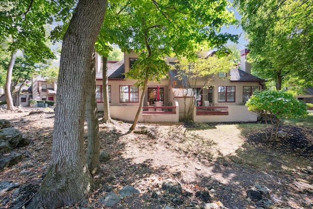 view of rear view of property