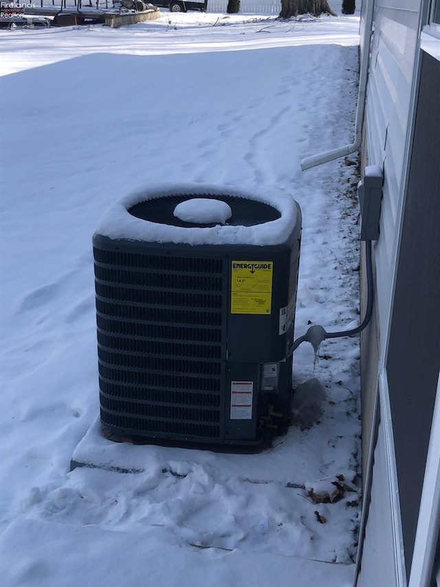 exterior details featuring central air condition unit