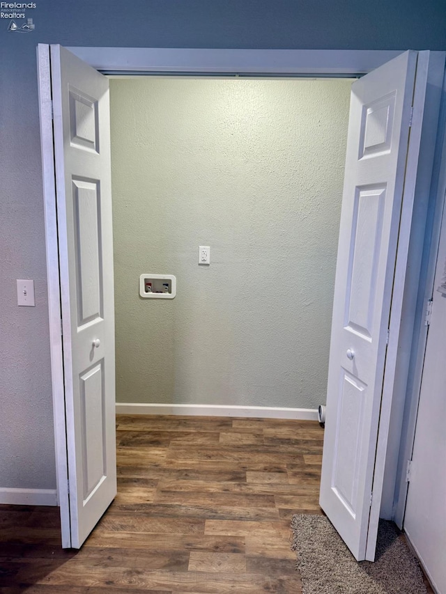 interior space featuring dark hardwood / wood-style floors