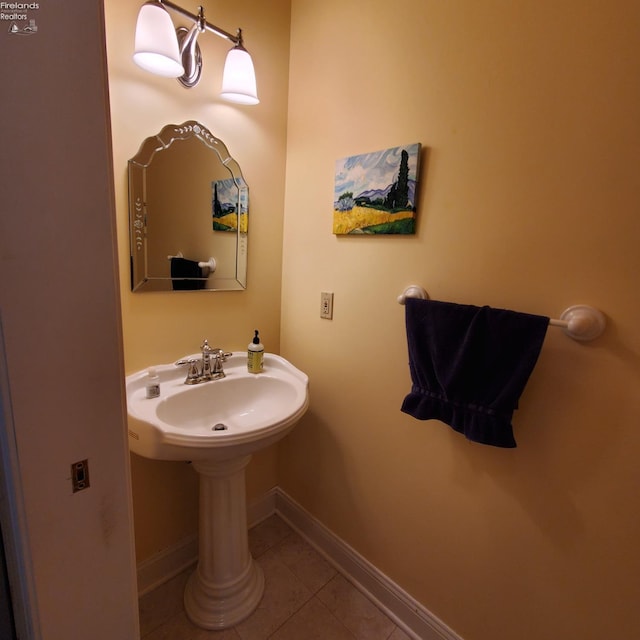 bathroom featuring tile patterned floors