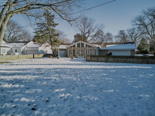 view of front of house